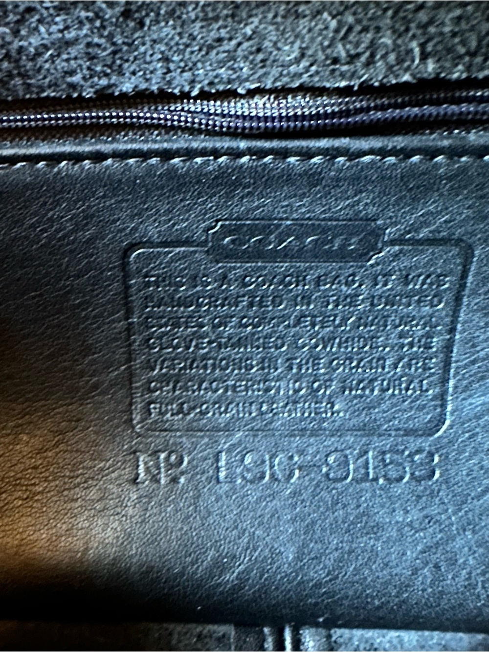 Vintage Coach City Willis | Black - Picture 12 of 16